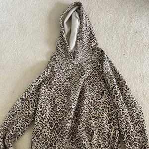 Socialite Cheetah Pullover with Hood